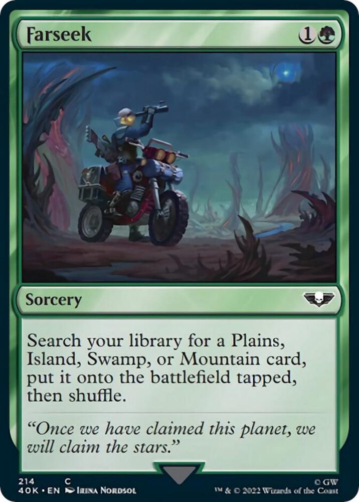 Farseek (Surge Foil) (214) [Warhammer 40,000 Commander]
