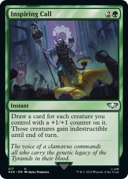 Inspiring Call (217) [Warhammer 40,000 Commander]
