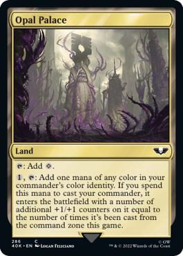 Opal Palace (Surge Foil) (286) [Warhammer 40,000 Commander]