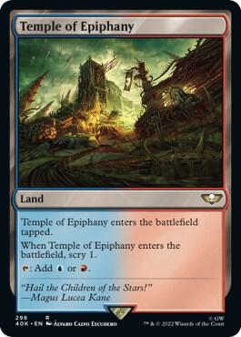 Temple of Epiphany (Surge Foil) (298) [Warhammer 40,000 Commander]