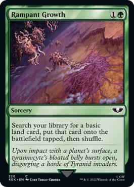 Rampant Growth (Surge Foil) (220) [Warhammer 40,000 Commander]
