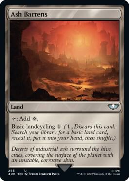 Ash Barrens (265) [Warhammer 40,000 Commander]