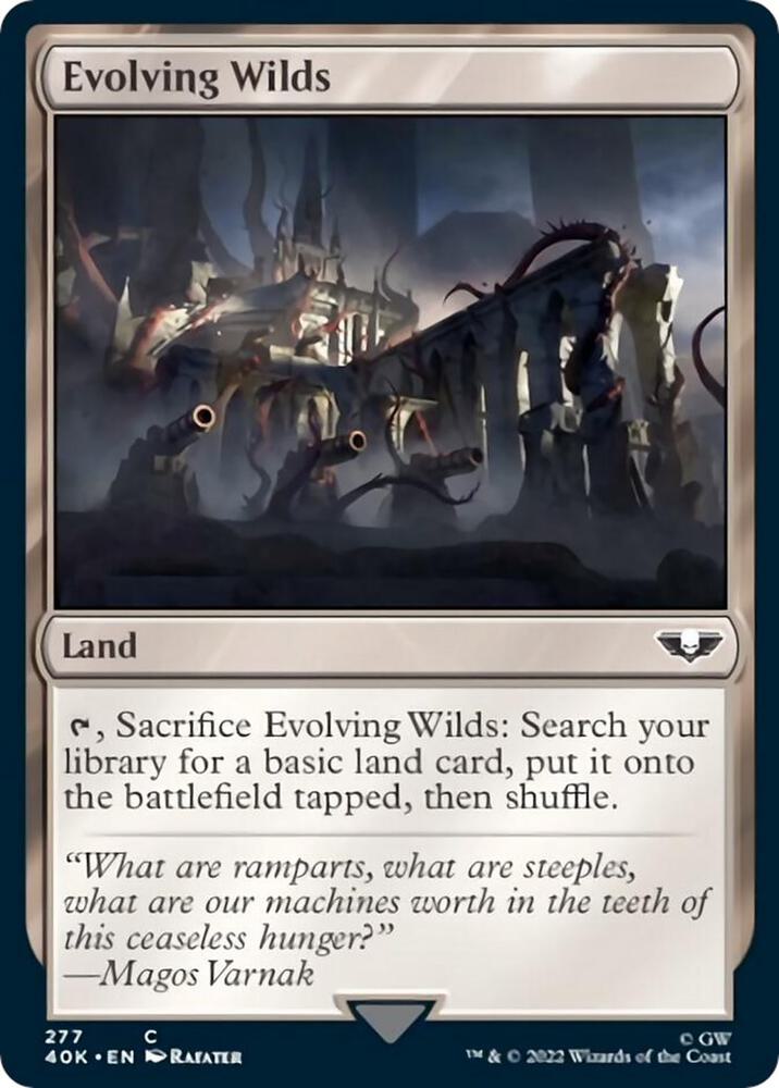 Evolving Wilds (Surge Foil) (277) [Warhammer 40,000 Commander]
