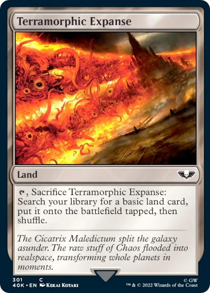 Terramorphic Expanse (Surge Foil) (301) [Warhammer 40,000 Commander]