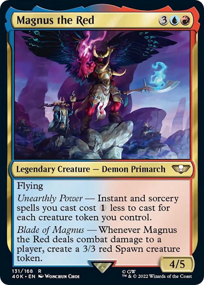 Magnus the Red (Surge Foil) (131) [Warhammer 40,000 Commander]