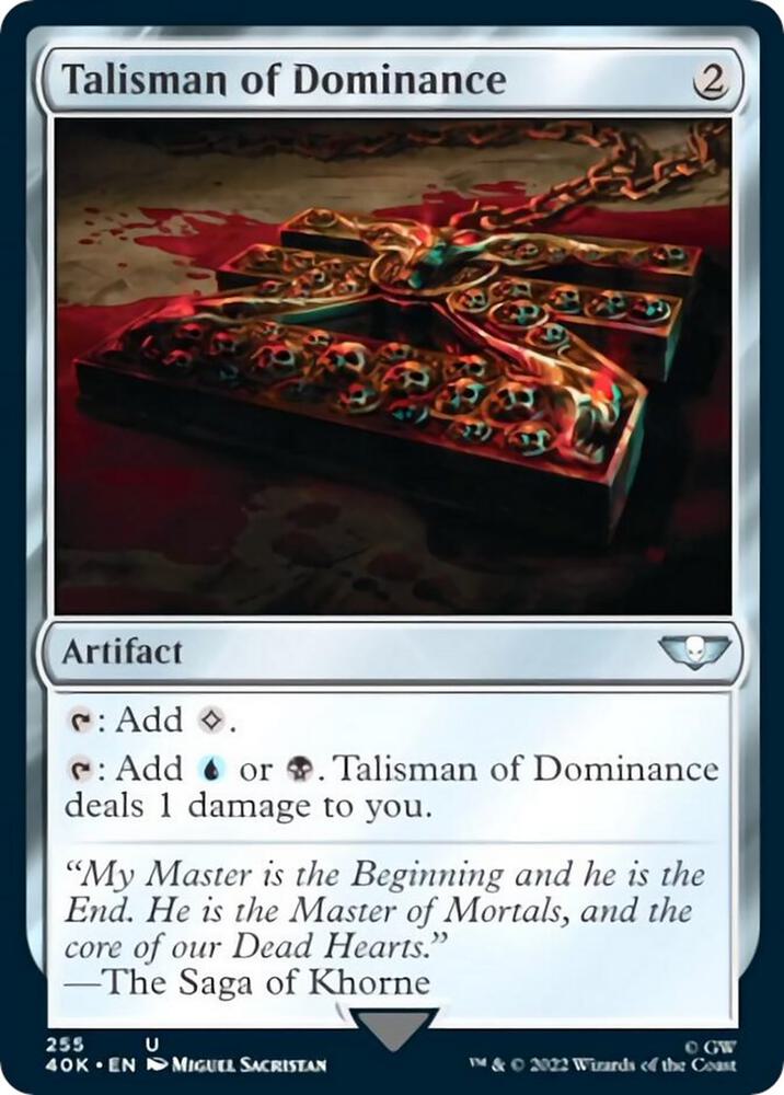 Talisman of Dominance (255) [Warhammer 40,000 Commander]