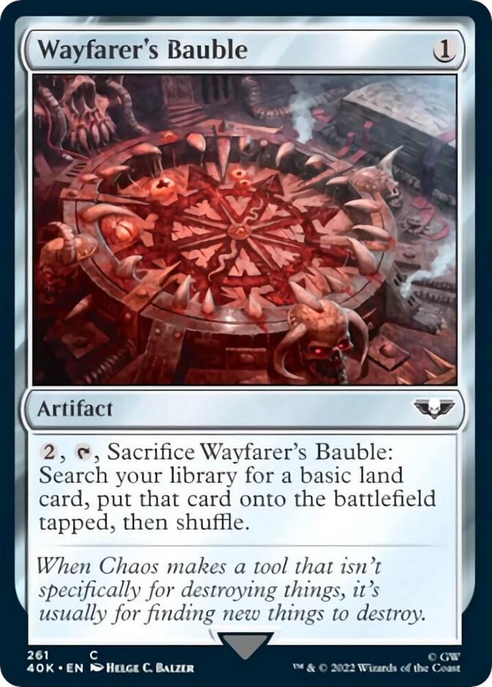 Wayfarer's Bauble (261) (Surge Foil) [Warhammer 40,000 Commander]