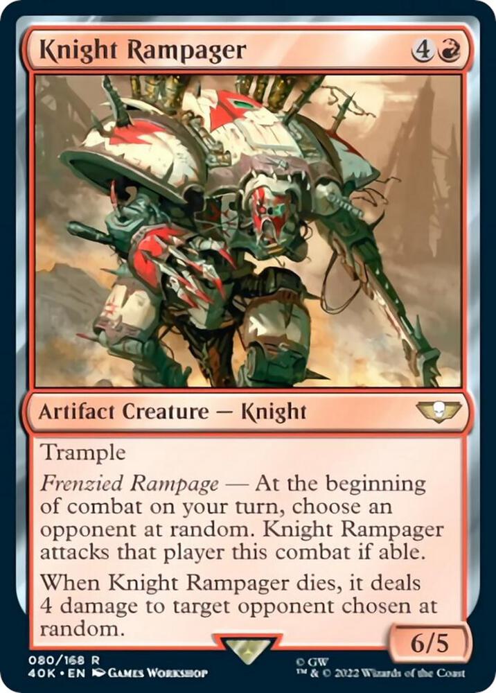 Knight Rampager (80) [Warhammer 40,000 Commander]
