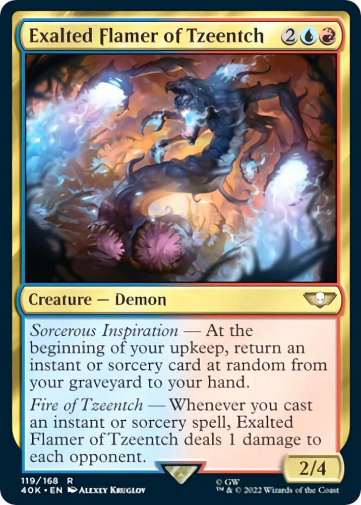 Exalted Flamer of Tzeentch (119) [Warhammer 40,000 Commander]