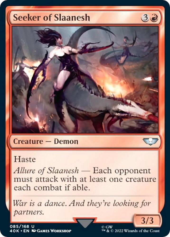 Seeker of Slaanesh (Surge Foil) (85) [Warhammer 40,000 Commander]