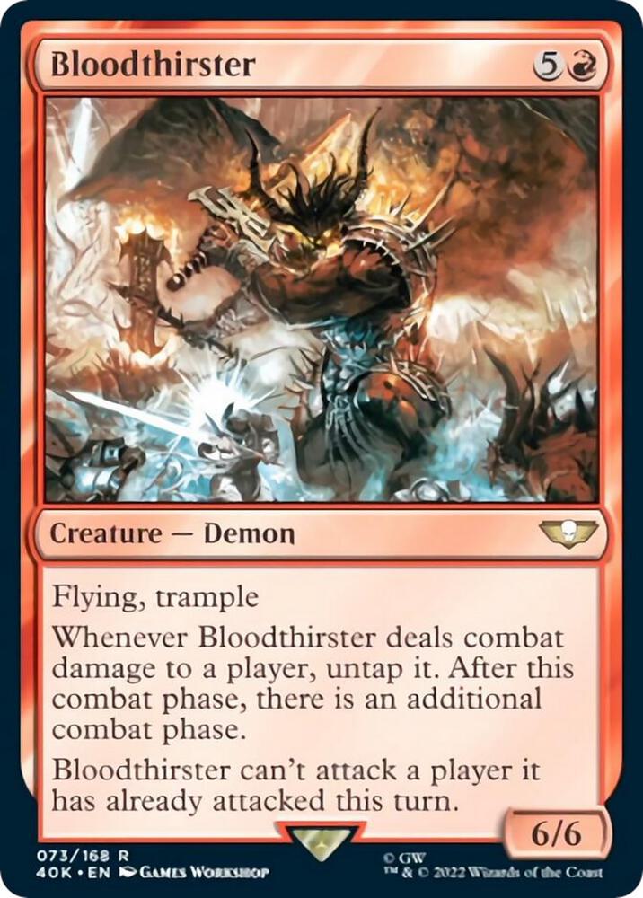 Bloodthirster (Surge Foil) (73) [Warhammer 40,000 Commander]