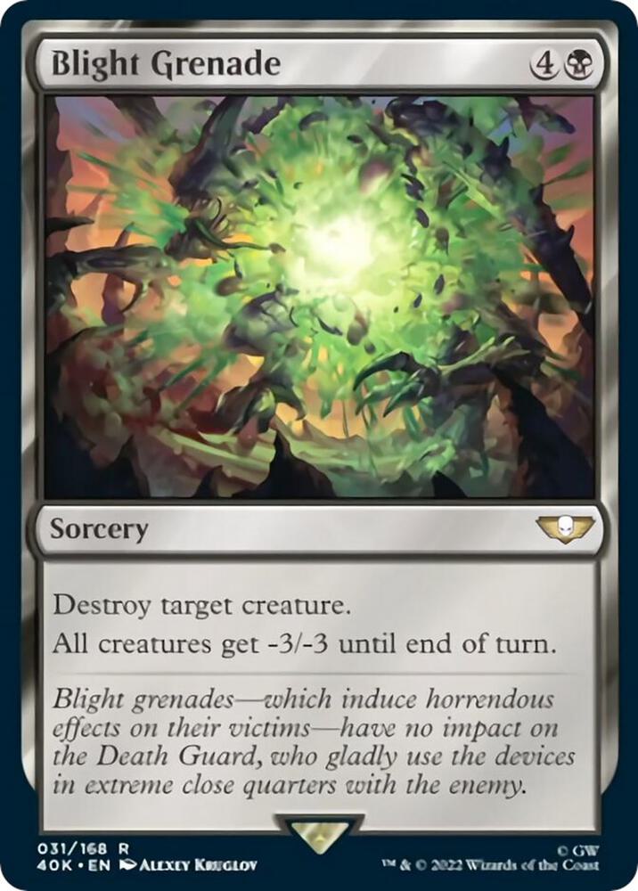 Blight Grenade (Surge Foil) (31) [Warhammer 40,000 Commander]