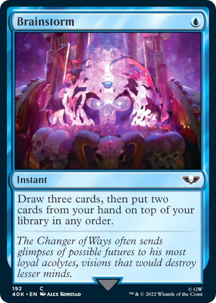 Brainstorm (Surge Foil) (192) [Warhammer 40,000 Commander]