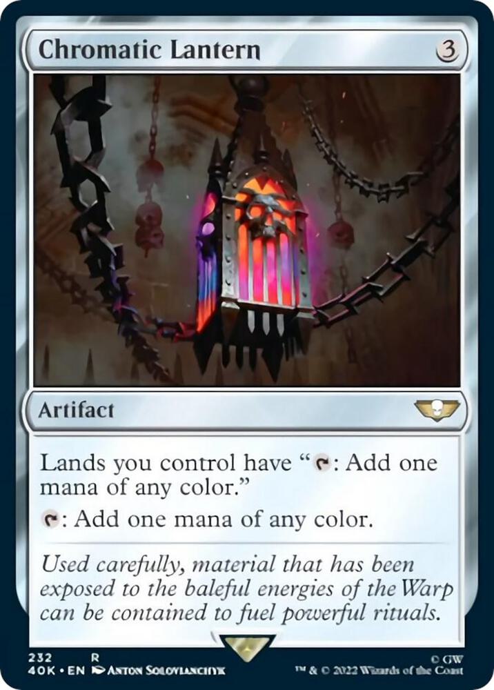 Chromatic Lantern (Surge Foil) (232) [Warhammer 40,000 Commander]