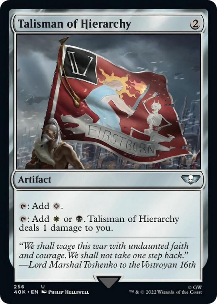 Talisman of Hierarchy (256) [Warhammer 40,000 Commander]