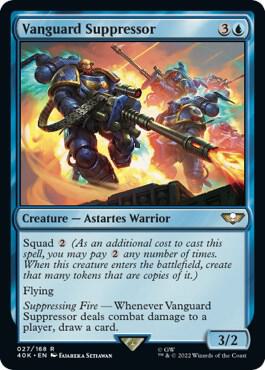 Vanguard Suppressor (Surge Foil) (27) [Warhammer 40,000 Commander]