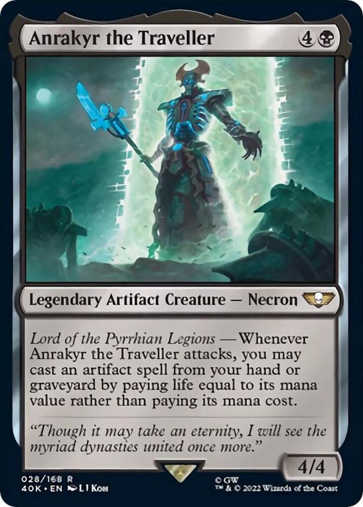 Anrakyr the Traveller (Surge Foil) (28) [Warhammer 40,000 Commander]