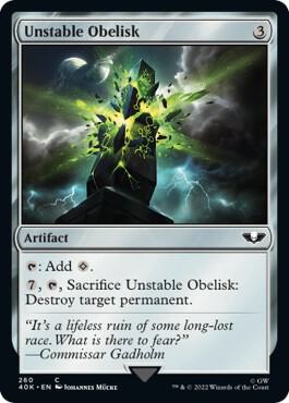 Unstable Obelisk (260) [Warhammer 40,000 Commander]