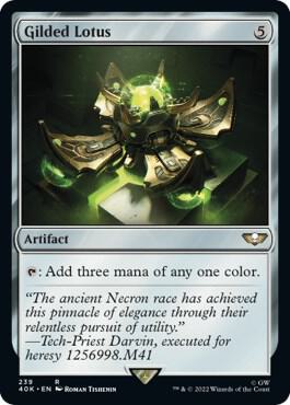Gilded Lotus (Surge Foil) (239) [Warhammer 40,000 Commander]