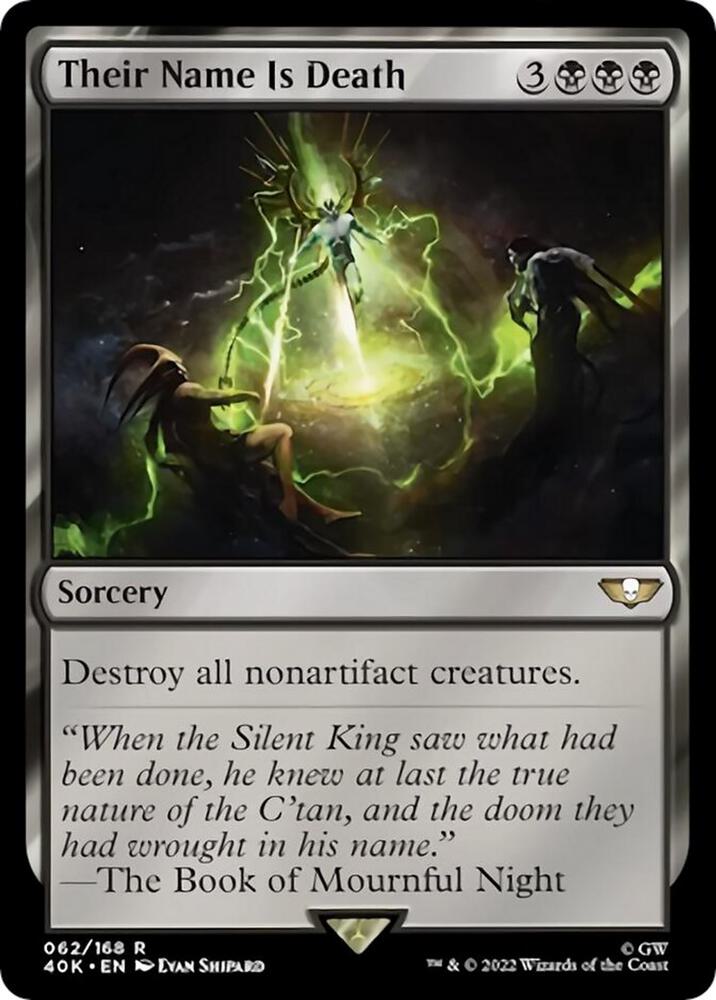Their Name Is Death (Surge Foil) (62) [Warhammer 40,000 Commander]