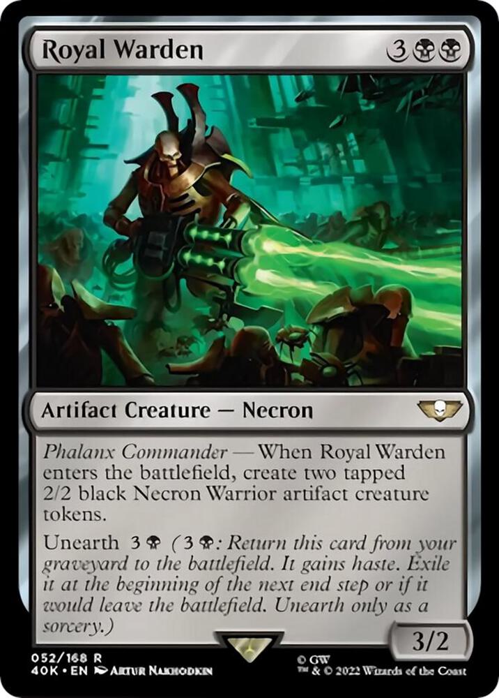 Royal Warden (Surge Foil) (52) [Warhammer 40,000 Commander]