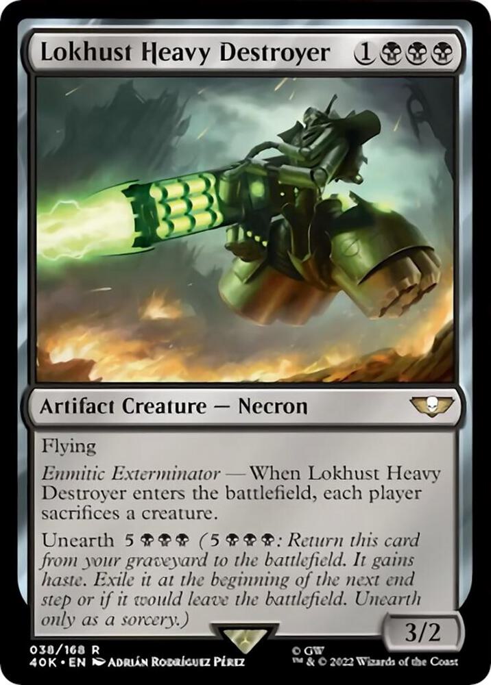 Lokhust Heavy Destroyer (Surge Foil) (38) [Warhammer 40,000 Commander]