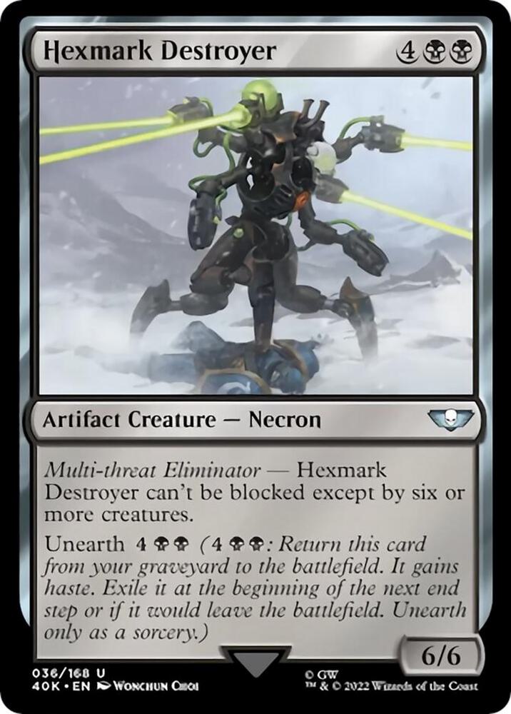 Hexmark Destroyer (Surge Foil) (36) [Warhammer 40,000 Commander]