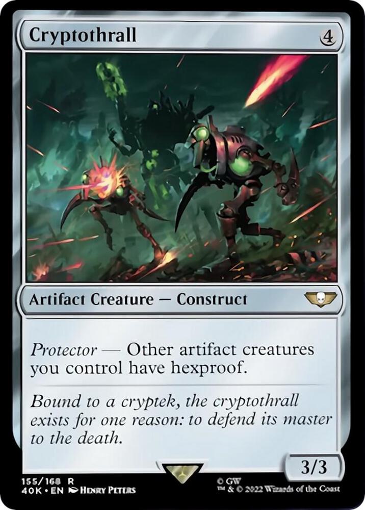 Cryptothrall (Surge Foil) (155) [Warhammer 40,000 Commander]