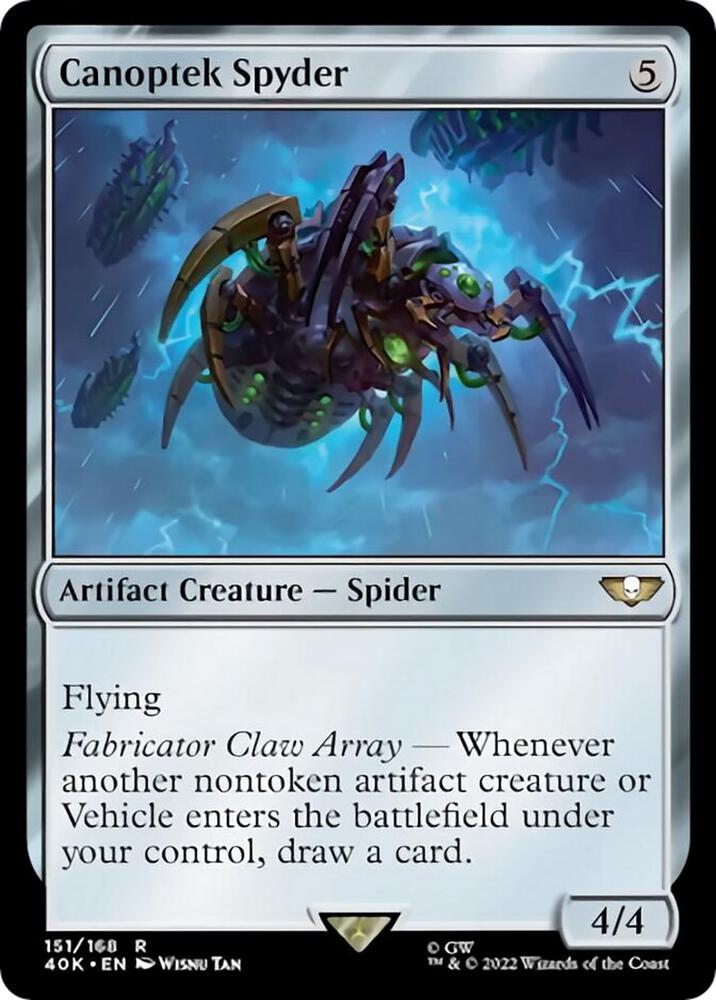 Canoptek Spyder (Surge Foil) (151) [Warhammer 40,000 Commander]