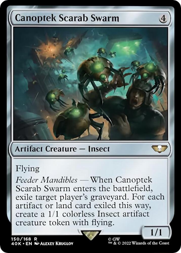 Canoptek Scarab Swarm (Surge Foil) (150) [Warhammer 40,000 Commander]