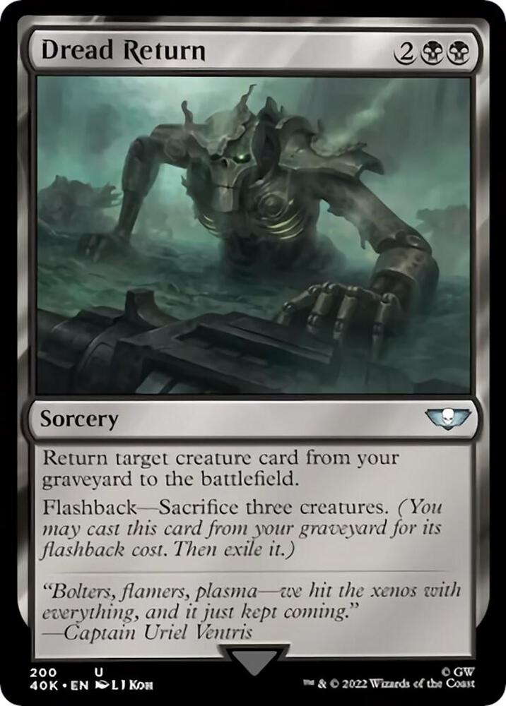 Dread Return (Surge Foil) (200) [Warhammer 40,000 Commander]