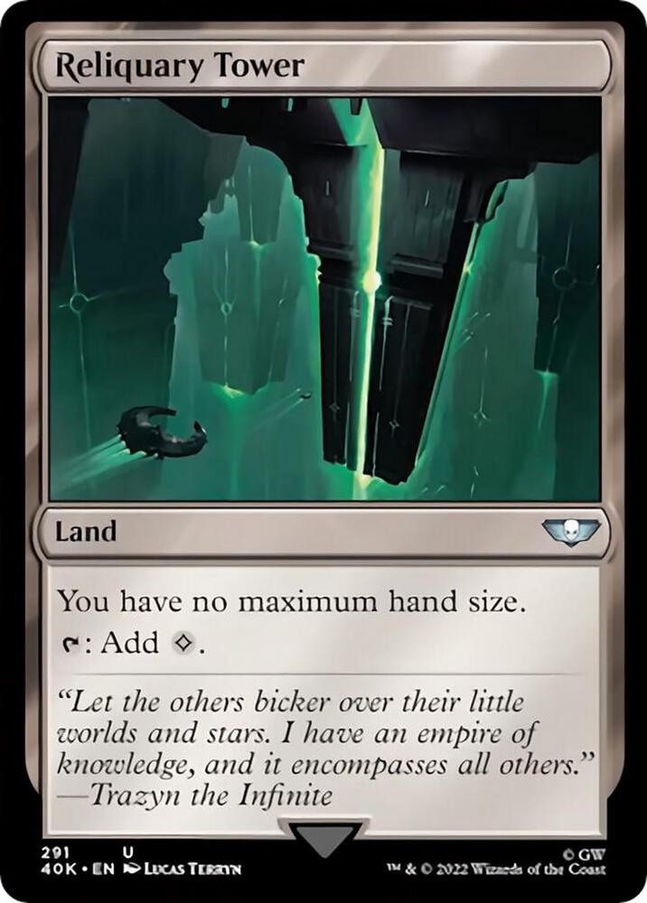 Reliquary Tower (Surge Foil) (291) [Warhammer 40,000 Commander]