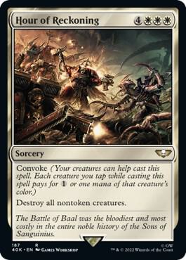 Hour of Reckoning (187) [Warhammer 40,000 Commander]