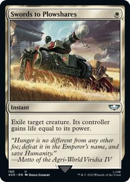 Swords to Plowshares (190) [Warhammer 40,000 Commander]