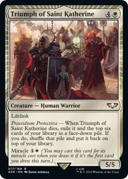 Triumph of Saint Katherine (17) [Warhammer 40,000 Commander]