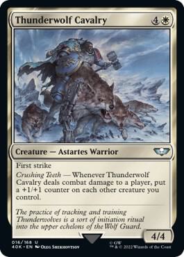 Thunderwolf Cavalry (16) [Warhammer 40,000 Commander]
