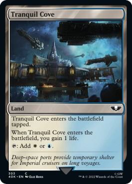 Tranquil Cove (Surge Foil) (303) [Warhammer 40,000 Commander]