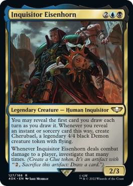 Inquisitor Eisenhorn (Surge Foil) (127) [Warhammer 40,000 Commander]