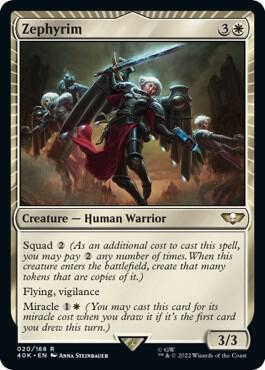Zephyrim (Surge Foil) (20) [Warhammer 40,000 Commander]
