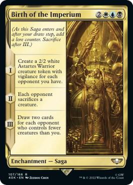 Birth of the Imperium (Surge Foil) (107) [Warhammer 40,000 Commander]