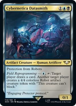 Cybernetica Datasmith (Surge Foil) (114) [Warhammer 40,000 Commander]