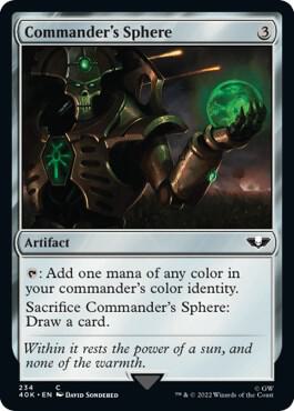 Commander's Sphere (234) (Surge Foil) [Warhammer 40,000 Commander]