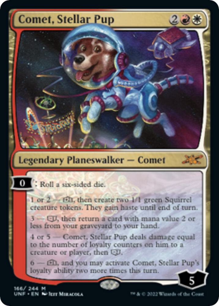 Comet, Stellar Pup (166) [Unfinity]