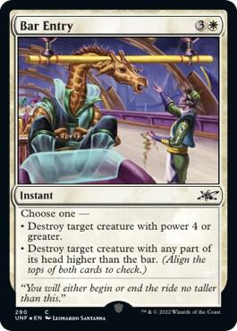 Bar Entry (Galaxy Foil) (290) [Unfinity]