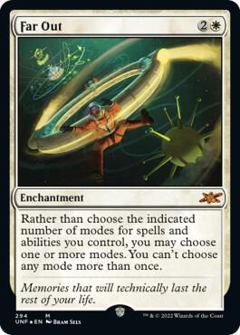 Far Out (Galaxy Foil) (294) [Unfinity]