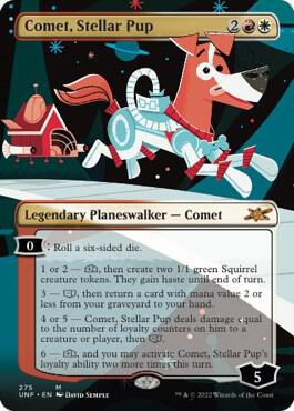Comet, Stellar Pup (Borderless) (275) [Unfinity] [Borderless]