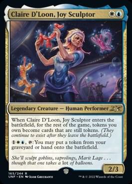 Claire D'Loon, Joy Sculptor (165) [Unfinity]
