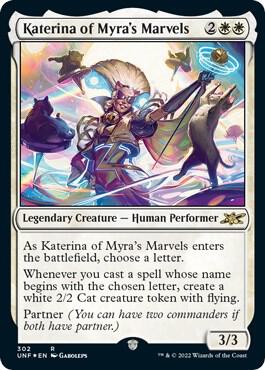 Katerina of Myra's Marvels (Galaxy Foil) (302) [Unfinity]