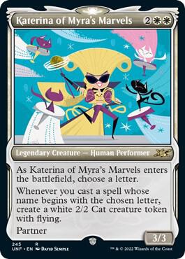 Katerina of Myra's Marvels (Showcase) (Galaxy Foil) (496) [Unfinity] [Showcase]