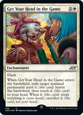 Get Your Head in the Game (Galaxy Foil) (296) [Unfinity]
